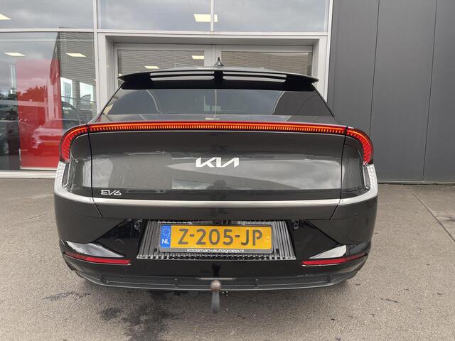 KIA EV6 Plus 77.4 kWh Trekhaak 13-polig, stoel ventilatie, stuur- & stoelverwarming, achterbank verwarmd, parkeersensoren, adaptieve cruise control, navigatie Apple CarPlay/Android Auto