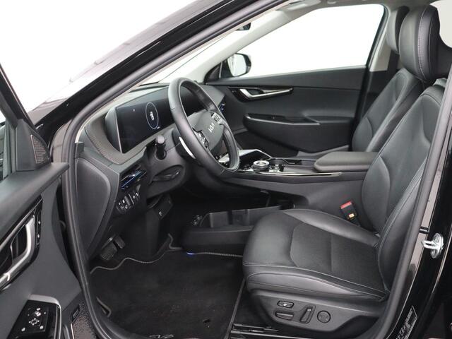 KIA EV6 Plus Advanced 77.4 kWh | SOH 100% | Panoramadak | Trekhaak | Stoelventilatie | Leder | Meridian Surround | Warmtepomp | Achterbankverwarming | Adaptive cruise | Vehicle-to-load | Carplay | Camera