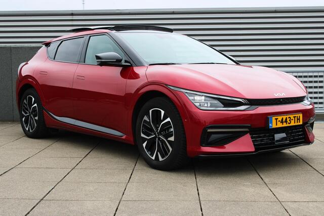 KIA EV6 GT-Line 77.4 kWh SCHUIFDAK, TREKHAAK 1600KG TREKGEWICHT, LEDER, ALARM