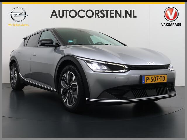 KIA EV6 Air 58kWh SOH 100% Adap.Cruise Navi Ecc Camera Stoel+Stuurverwarming Apple Carplay Android Auto Pdc Dodehoekdetectie File assistent Lmv 19" Privacy Glas Led DAB Bluetooth 1e Eigenaar Dealeronderhouden Origineel Nederlandse Kia