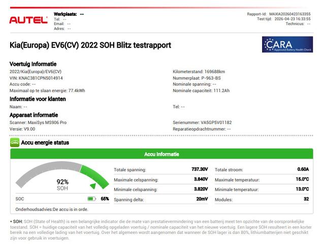 KIA EV6 Plus AWD 77.4 kWh - SOH 92%- Navigatie - Stoelventilatie - Trekhaak - Warmtepomp
