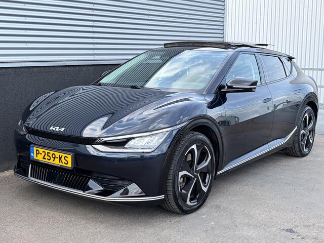 KIA EV6 Plus Advanced 77.4 kWh Schuif/kanteldak, Nieuw geleverd en dealeronderhouden, Stoelkoeling- & verwarming, Achteruitrijcamera, Lederen bekleding, BTW-auto