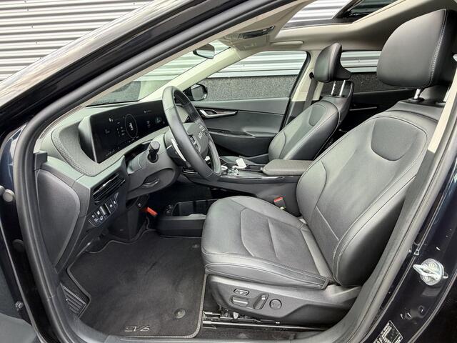 KIA EV6 Plus Advanced 77.4 kWh Schuif/kanteldak, Nieuw geleverd en dealeronderhouden, Stoelkoeling- & verwarming, Achteruitrijcamera, Lederen bekleding, BTW-auto