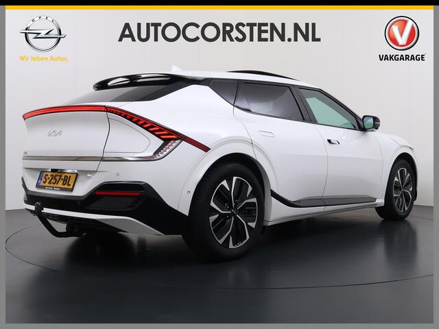 KIA EV6 GT-Line 77.4kWh Warmtepomp Trekhaak Panoramadak Head-Up Display Meridian®-Audio Stoelkoeling+Verwarming Elek.Stoelen+Memory 360°Camera Stuurverwarming Elek.Achterklep Pdc SOH 94% Apple Carplay Android Auto Privacy Glas Lmv Led DAB Isofix Draadloze lader D