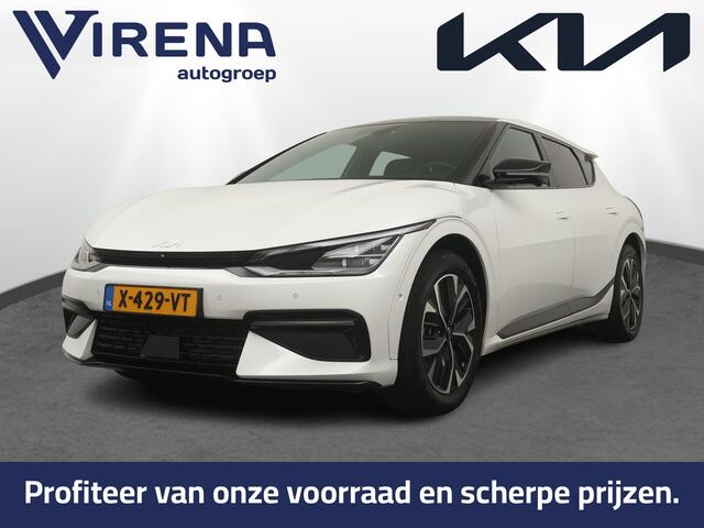 KIA EV6 GT-Line 77.4 kWh - Schuif/kantel dak - All-Season banden - MERIDIAN AUDIO - Warmtepomp - Stoelverkoeling - Stoelverwarming - Fabrieksgarantie tot 02-2031 of 150.000km