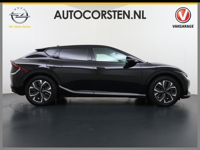 KIA EV6 Plus 77.4kWh SOH 100% Trekhaak Adap.Cruise Warmtepomp Leder+Ventilatie+Verwarming Meridian®-Surround Verwarmd Stuur+Achterbank Navi Camera's Android Auto Apple Carplay Pdc Stoel-Memory Elek.Achterklep Privacy Glas USB Bluetooth DAB ESP Lane Assist 1.600KG