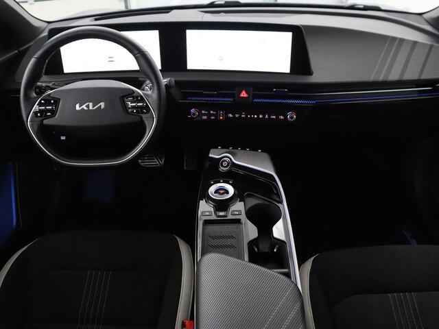 KIA EV6 GT-Line 77.4 kWh | SOH 95,1% | Panoramadak | Memory | Stuur/stoel verwarming | Stoel ventilatie| Meridian sound | Adaptive cruise | Head-up | Carplay | Sfeerverlichting | 360 camera | Park assist