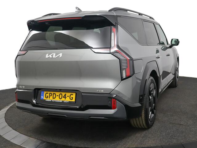 KIA EV9 GT-Line AWD 99.8 kWh - SOH 98,9 % Apple Carplay/Android Auto - Cruise Control - Dodehoekdetectie - Elektrische Glazen Schuif-/Kanteldak - Navigatie - Stoel/Stuur Verwarming - Fabrieksgarantie tot 10-2031
