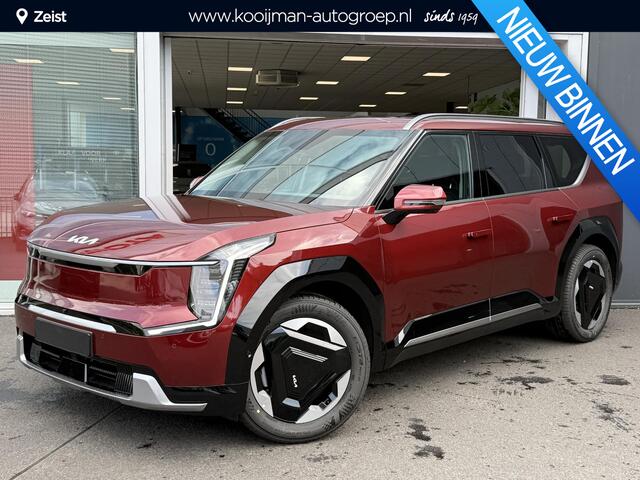 KIA EV9 Plus Advanced 99.8 kWh | Rijklaarprijs is incl. inruilpremie | Direct leverbaar | 360 graden camera | Elektrische stoelen | Lederen bekleding | HUD