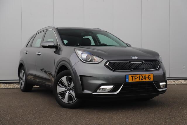KIA Niro 1.6 GDi Hybrid DynamicLine Automaat Half Leder Navigatie Camera Lane Assist Clima Cruise PDC Carplay Android Bluetooth LED