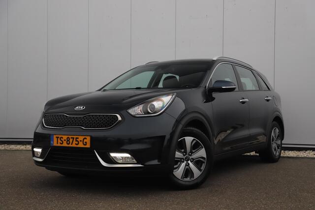 KIA Niro 1.6 GDi Hybrid DynamicLine Automaat Half Leder Navigatie Camera Lane Assist Clima Cruise PDC Carplay Android Bluetooth LED