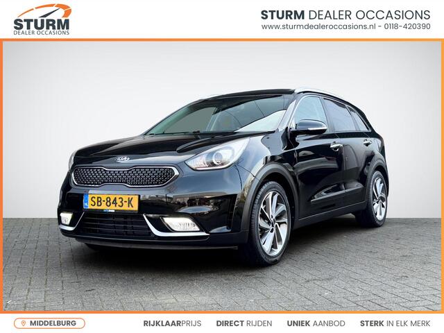 KIA Niro 1.6 GDi Hybrid Edition | Trekhaak | Schuif-/Kanteldak | Stuur- + Stoelverwarming | Navigatie | Camera | Apple Carplay/Android Auto | Rijklaarprijs!