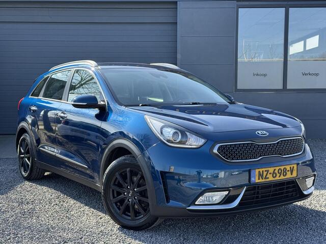 KIA Niro 1.6 GDi Hybrid First Edition 2e Eigenaar,Navi,Camera,Trekhaak,Halfleder,Pdc,Clima,Cruise,Lmv,Delaer onderhouden,Nieuwe Apk bij Aflevering