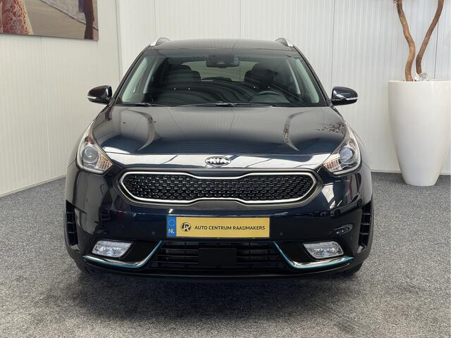 KIA Niro 1.6 GDi Hybrid DynamicLine STOF/LEDER NAVIGATIE ADAPTIVE CRUISE CONTROL CLIMATE CONTROL KEYLESS GO APPLE CARPLAY/ANDROID RIJSTROOKSENSOREN ACHTERUITRIJCAMERA ZEER MOOI !! 3010