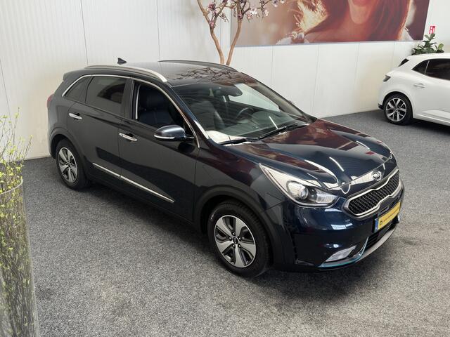KIA Niro 1.6 GDi Hybrid DynamicLine STOF/LEDER NAVIGATIE ADAPTIVE CRUISE CONTROL CLIMATE CONTROL KEYLESS GO APPLE CARPLAY/ANDROID RIJSTROOKSENSOREN ACHTERUITRIJCAMERA ZEER MOOI !! 3010