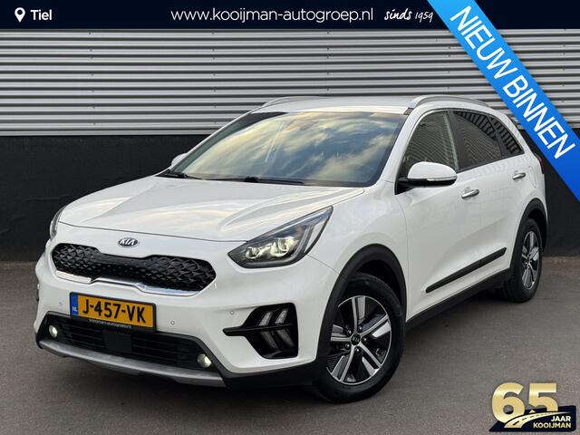 KIA Niro 1.6 GDi Hybrid DynamicPlusLine Navigatie, Lederen bekleding, Stoel- & Stuurwielverwarming, Dodehoekdetectie, Nieuw geleverd en dealeronderhouden, 1e eign. BTW-auto