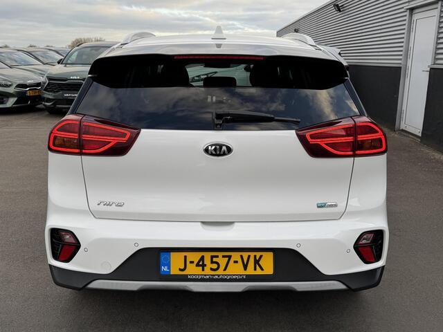KIA Niro 1.6 GDi Hybrid DynamicPlusLine Navigatie, Lederen bekleding, Stoel- & Stuurwielverwarming, Dodehoekdetectie, Nieuw geleverd en dealeronderhouden, 1e eign. BTW-auto