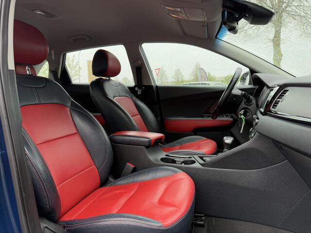 KIA Niro 1.6 GDi Hybrid First Edition Navi,Camera,Trekhaak,Stoelverw,Clima,Cruise,PDC,Carplay,Leder,Bluetooth,Elek ramen,LM velgen,N.A.P,APK tot 08-2025