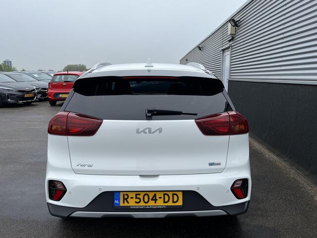 KIA Niro 1.6 GDi PHEV DynamicPlusLine Navigatie, Lederen bekleding, stoel- & Stuurwielverwarming, Dodehoekdetectie, Nieuw geleverd en dealeronderhouden, 1e eign. Nieuw logo