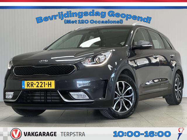 KIA Niro 1.6 GDi Hybrid ExecutiveLine/ Automaat/ Trekhaak/ Camera/ Lane-Assist./ Apple + Android/ Half-Leder/ Navi/ Clima/ Cruise/ Elek. pakket/ Isofix/ Bluetooth/ Armsteun/ Multi. LEDER. Stuur/ 16'' LMV/ Mistl./ PDC/ LED Dagrijve
