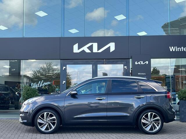 KIA Niro 1.6i-16V Hybrid Executive DCT6/Autom. ECC Cr.Control-Adapt. Navi+Camera BT+USB Leder+Verw.+Koeling 18"LMV Trekhaak Tot 10Jr. Kia-Garantie