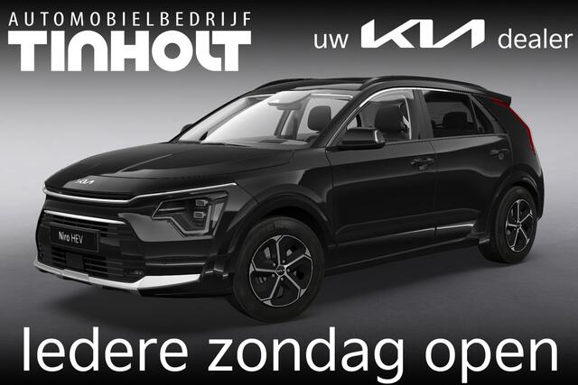 KIA Niro 1.6 GDi Hybrid DynamicPlusLine - Direct uit voorraad leverbaar - Aurora Black Pearl