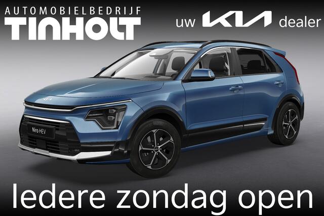 KIA Niro 1.6 GDi Hybrid DynamicPlusLine - Direct uit voorraad leverbaar - Mineral Blue