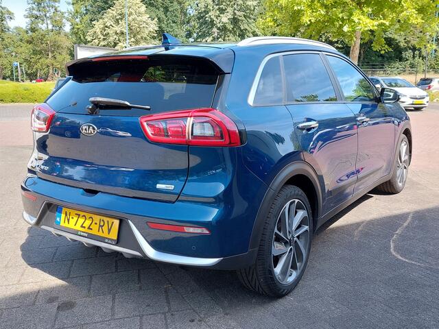 KIA Niro 1.6 GDi 105pk Hybrid ExecutiveLine | Navi | Clima | Adap.Cruise | Leder+Verwarmd+Geventileerd+Elek.Verstel | UBL Sound | Keyless Entry | Dodehoek+Rijstrooksensor | Pdc V+A+Camera | 18''lm