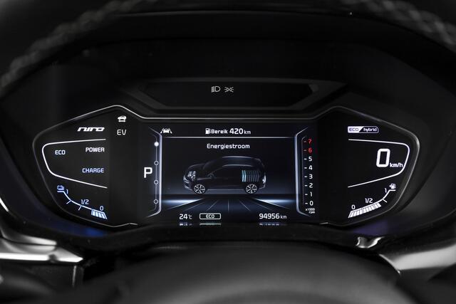 KIA Niro 1.6 GDi Hybrid Style Edition - Automaat | JBL | Dig. Cockpit | Adapt. Cruise | PDC | Camera | NAV + App. Connect | ECC | Afn. Trekhaak | LM 18" |