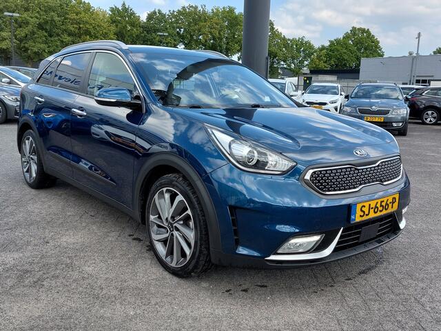 KIA Niro 1.6 GDi Hybrid ExecutiveLine | Origineel NL | Navi + Carplay | Clima | Adap.Cruise | Leder+Elek.Verstel+Verwarmd+Geventileerd | Dodehoek+Rijstrooksensor | Pdc+Camera | 18''lm