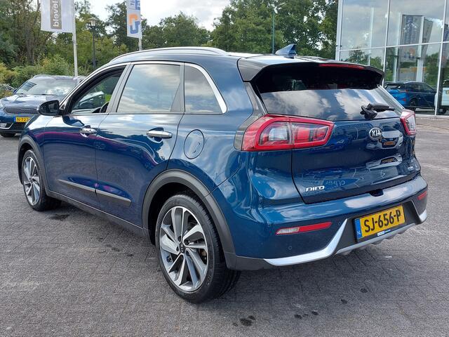 KIA Niro 1.6 GDi Hybrid ExecutiveLine | Origineel NL | Navi + Carplay | Clima | Adap.Cruise | Leder+Elek.Verstel+Verwarmd+Geventileerd | Dodehoek+Rijstrooksensor | Pdc+Camera | 18''lm