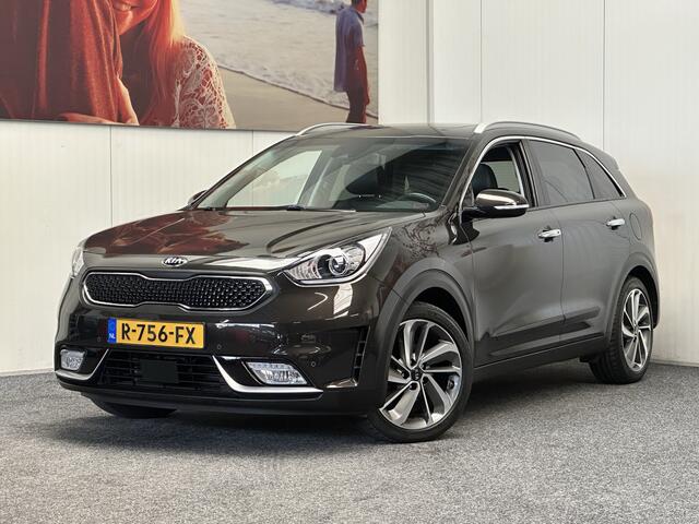 KIA Niro 1.6 GDi HYBRID EXECUTIVE LINE AUTOMAAT TREKHAAK LEDER NAVIGATIE ADAPTIVE CRUISE CONTROL APPLE CARPLAY/ANDROID GLAZEN SCHUIF/KANTELDAK RIJSTROOKSENSOREN DODEHOEKSENSOREN AFN. TREKHAAK ZEER MOOI !! 3010