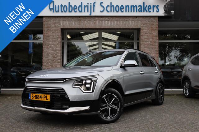 KIA Niro 1.6 GDi Hybrid DynamicPlusLine TREKHAAK-AFN LEER HUD PANO CARPLAY STOEL/STUURVERW. CAMERA ELEC-KLEP ADAPTIVE-CRUISE DAB 2XPDC LMV NAP DEALERONDERHOUDEN!!