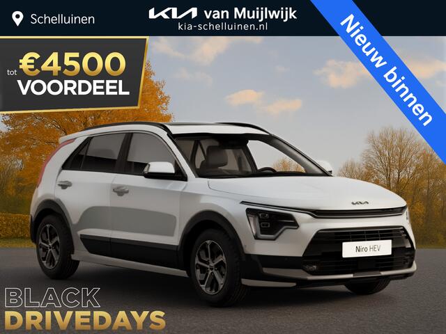 KIA Niro 1.6 GDi Hybrid ComfortLine ¤31.295,- RIJKLAAR! Nu ¤4.500,- voordeel! Nu extra scherp geprijsd!