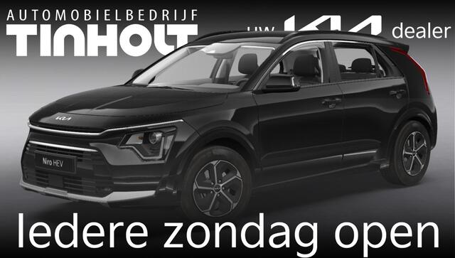 KIA Niro 1.6 GDi Hybrid DynamicLine - Direct uit voorraad leverbaar - AURORA BLACK PEARL