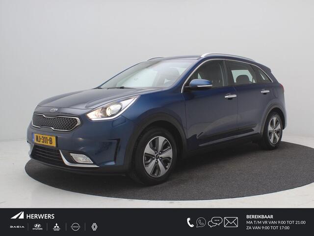 KIA Niro 1.6 GDi Hybrid First Edition AUTOMAAT / Airco Automatisch / Navigatie / Cruise Control / Trekhaak / 1300KG Trekgewicht / Camera / Dealeronderhouden / Apple CarPlay & Android Auto /