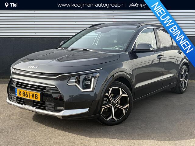 KIA Niro 1.6 GDi Hybrid Launch Edition Nieuw geleverd, Dealer onderhouden 1e eign.: Schuif-/kanteldak, trekhaak 13-polig, head-up display, stoelverwarming- & ventilatie, stuurverwarming, adaptieve cruise control, Apple CarPlay/Android Auto