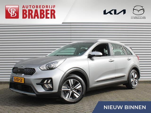 KIA Niro 1.6 GDi Hybrid Edition | Trekhaak | Camera | Cruise adapt. | Clima | Apple Carplay | Android Auto | 16" LM | Half leer/stof |