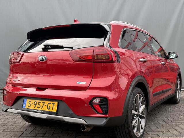 KIA Niro BWJ 2019 1.6 GDi Hybrid 142 PK Style Edition AUTOMAAT | LEDER | FULL LED | KEYLESS | ADAPTIVE CRUISE | DODE HOEK | CAMERA | STOEL+STUURVER. | CARPLAY + ANDROID | NAVI | CLIMA | LMV | PDC