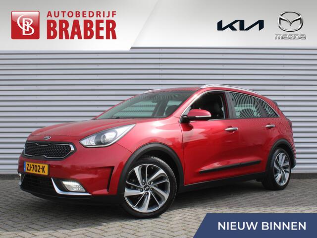 KIA Niro 1.6 GDi Hybrid DynamicLine | Trekhaak | 18" LM | Camera | Navi | Cruise | Clima | Half stof/leer | Apple Carplay/Android Auto |