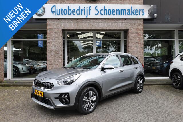 KIA Niro 1.6 GDi Hybrid DynamicLine DEALERONH. NAP TREKHAAK CAMERA CARPLAY HALF-LEER ACC DAB NAVI CLIMA 2XPDC LMV SUPER NETJES!!