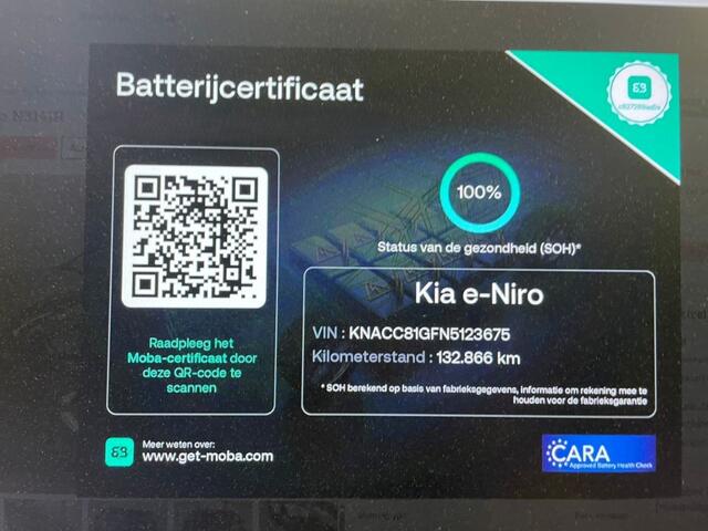 KIA Niro E-Niro Edition 64 kWh 3 Fase - Carplay, Camera, Stoel/Stuur Verw. Half Leer