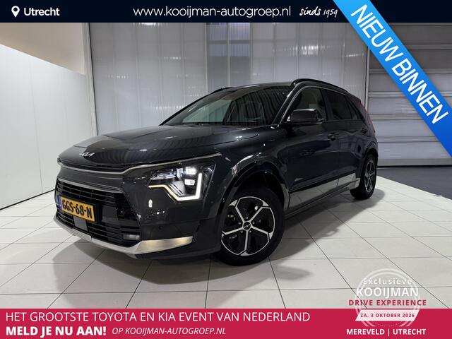 KIA Niro 1.6 GDi Hybrid DynamicPlusLine Stoel en Stuur verwarming, Schuif kantel dak, Apple Carplay/Android Auto, Navigatie, Camera.