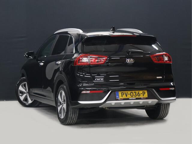 KIA Niro 1.6 GDi Hybrid DynamicLine [APPLE CARPLAY, ANDROID, CRUISE CONTROL, CAMERA, CLIMATE CONTROL, NAVIGATIE, BLUETOOTH, HALF LEDER, RADIO, NIEUWSTAAT]