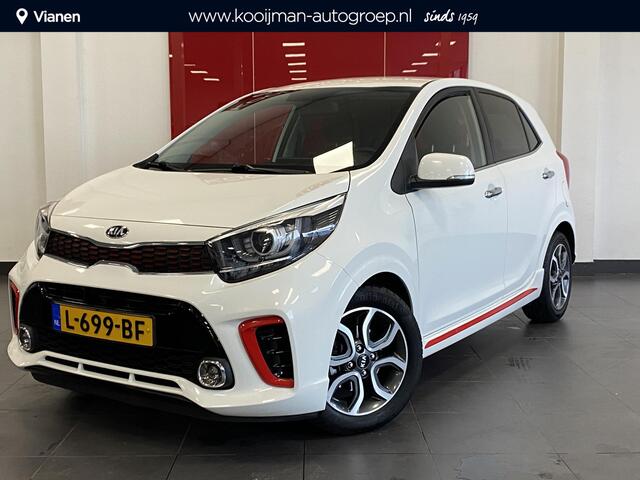 KIA PICANTO 1.0 MPi GT-Line Lederen Bekleding, CruiseControl, Climate Control, Navigatie, AppleCarPlay|