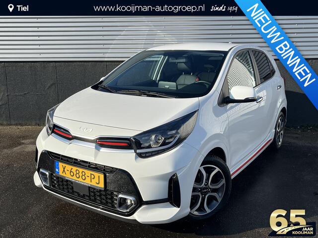 KIA PICANTO 1.0 DPi GT-Line Navigatie, Lederen bekleding, ALL-season banden, Parkeersensoren, zeer nette auto welke nieuwe geleverd door Kooijman is. BTW-auto