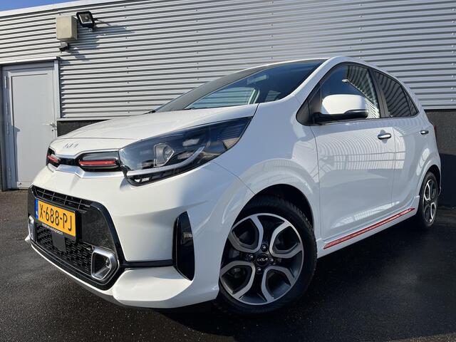 KIA PICANTO 1.0 DPi GT-Line Navigatie, Lederen bekleding, ALL-season banden, Parkeersensoren, zeer nette auto welke nieuwe geleverd door Kooijman is. BTW-auto
