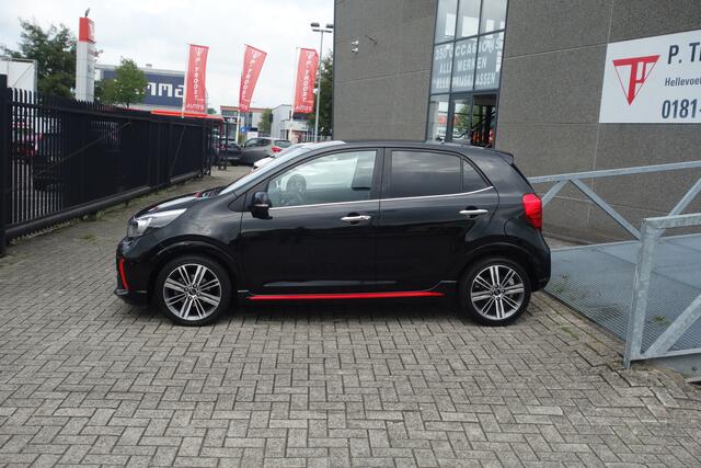 KIA PICANTO 1.0 T-GDI GT-Line NAVI/CLIMA-AIRCO/L.M.VELGEN/LEDER/STOEL&STUURVERWARMING/PARKEERCAMERA&SENSOREN/SLECHTS 13.000 KM !!!