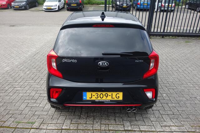 KIA PICANTO 1.0 T-GDI GT-Line NAVI/CLIMA-AIRCO/L.M.VELGEN/LEDER/STOEL&STUURVERWARMING/PARKEERCAMERA&SENSOREN/SLECHTS 13.000 KM !!!