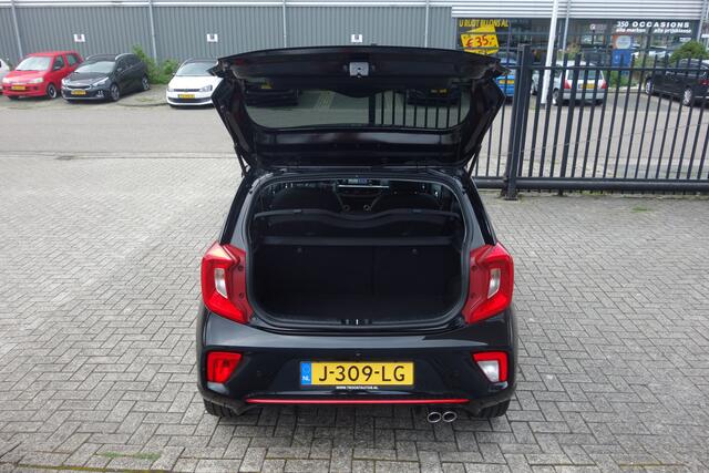 KIA PICANTO 1.0 T-GDI GT-Line NAVI/CLIMA-AIRCO/L.M.VELGEN/LEDER/STOEL&STUURVERWARMING/PARKEERCAMERA&SENSOREN/SLECHTS 13.000 KM !!!